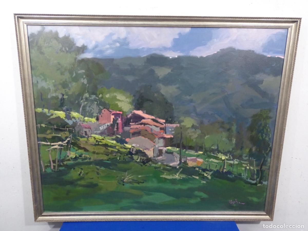 Arte: GRAN OLEO TELA DEL PINTOR ASTURIANO JOS&Eacute; LUIS RIESTRA. GRAN DOMINIO LUZ Y DIBUJO.
