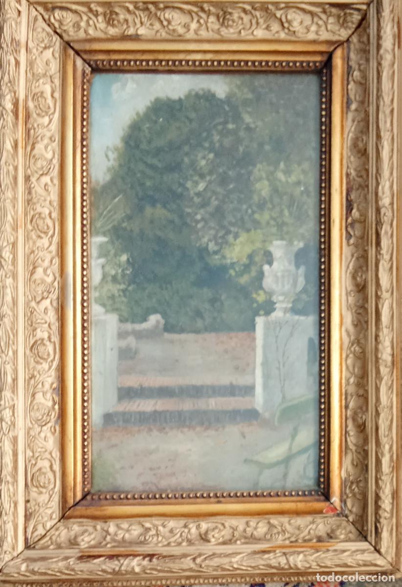 Art: ILEGIBLE -SIGLO XIX- JARD&Iacute;N ROM&Aacute;NTICO-