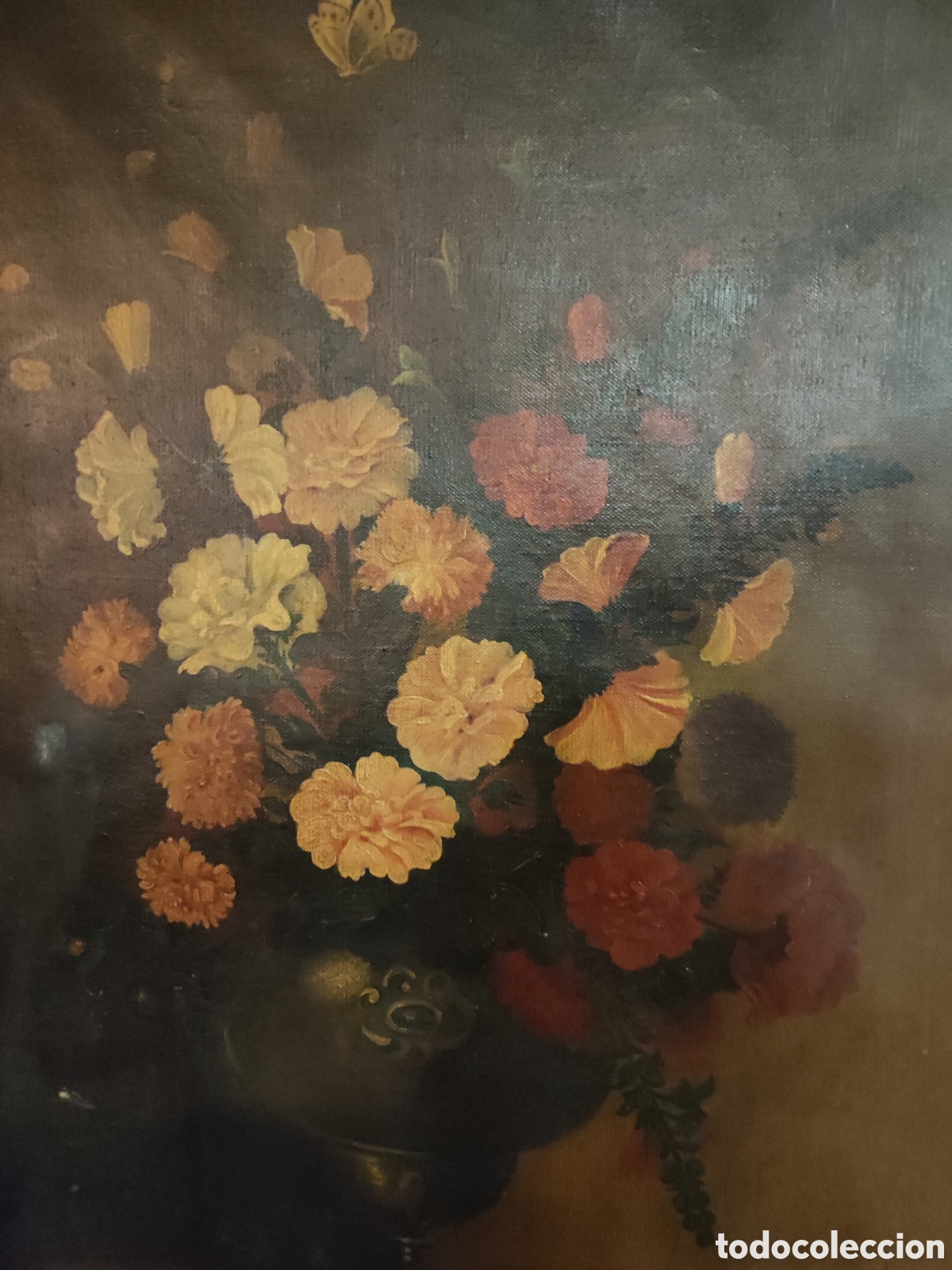 Arte: Bodeg&oacute;n de flores con jarr&oacute;n - Foto 3