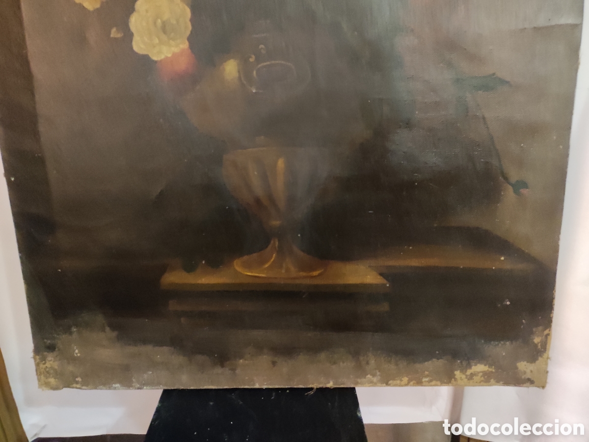 Arte: Bodeg&oacute;n de flores con jarr&oacute;n - Foto 2
