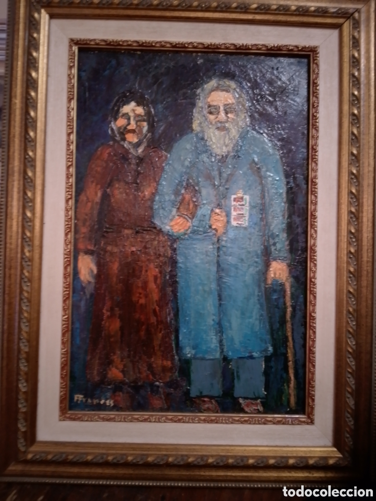 Arte: INSEPARABLES. FRANCES, ANTONIO. OLEO SOBRE LIENZO.