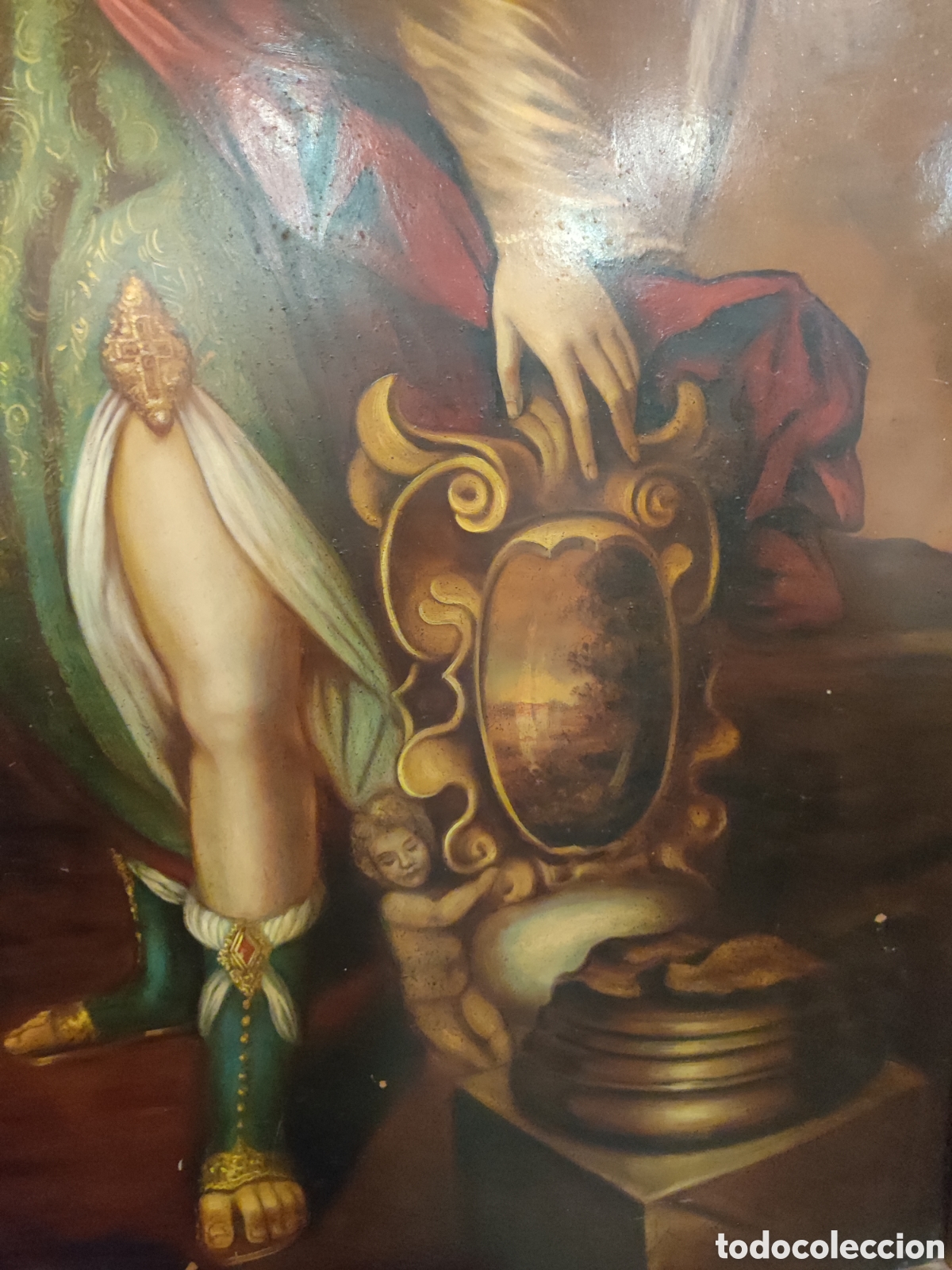 Arte: &Oacute;leo sobre cobre San Rafael - Foto 3