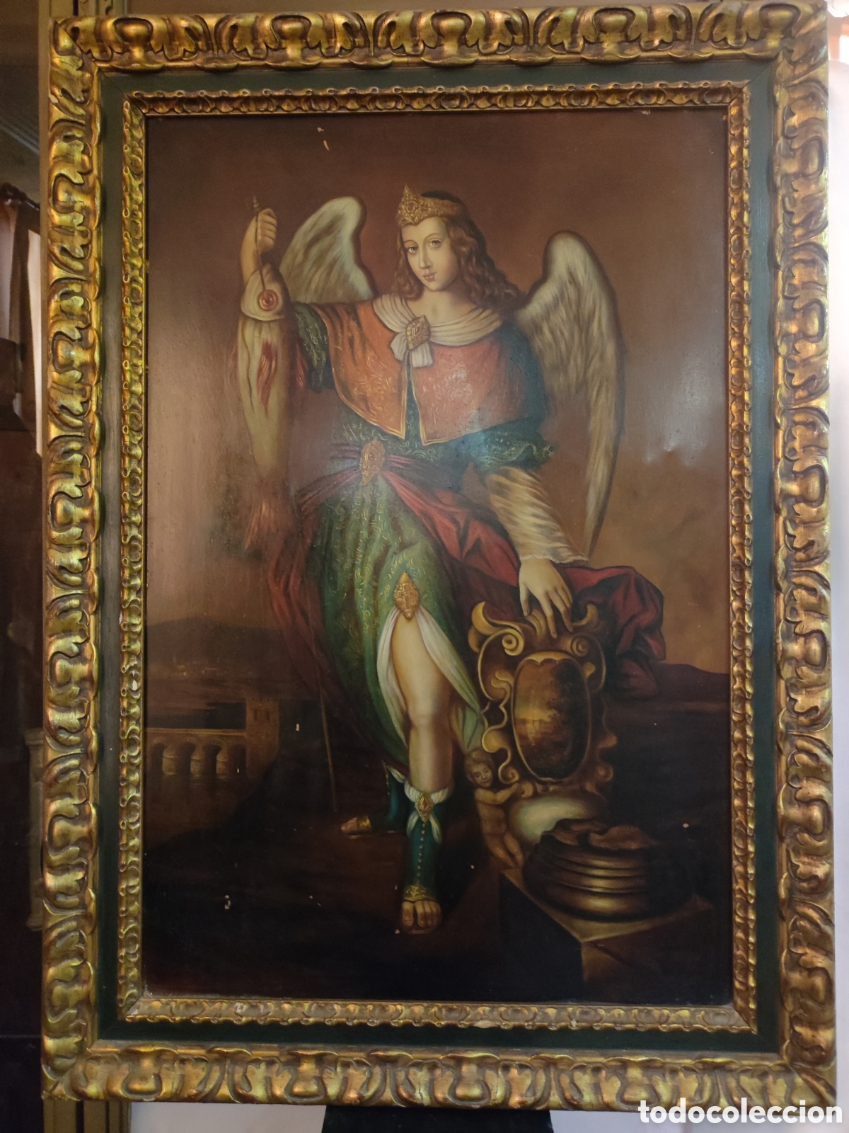 Arte: &Oacute;leo sobre cobre San Rafael
