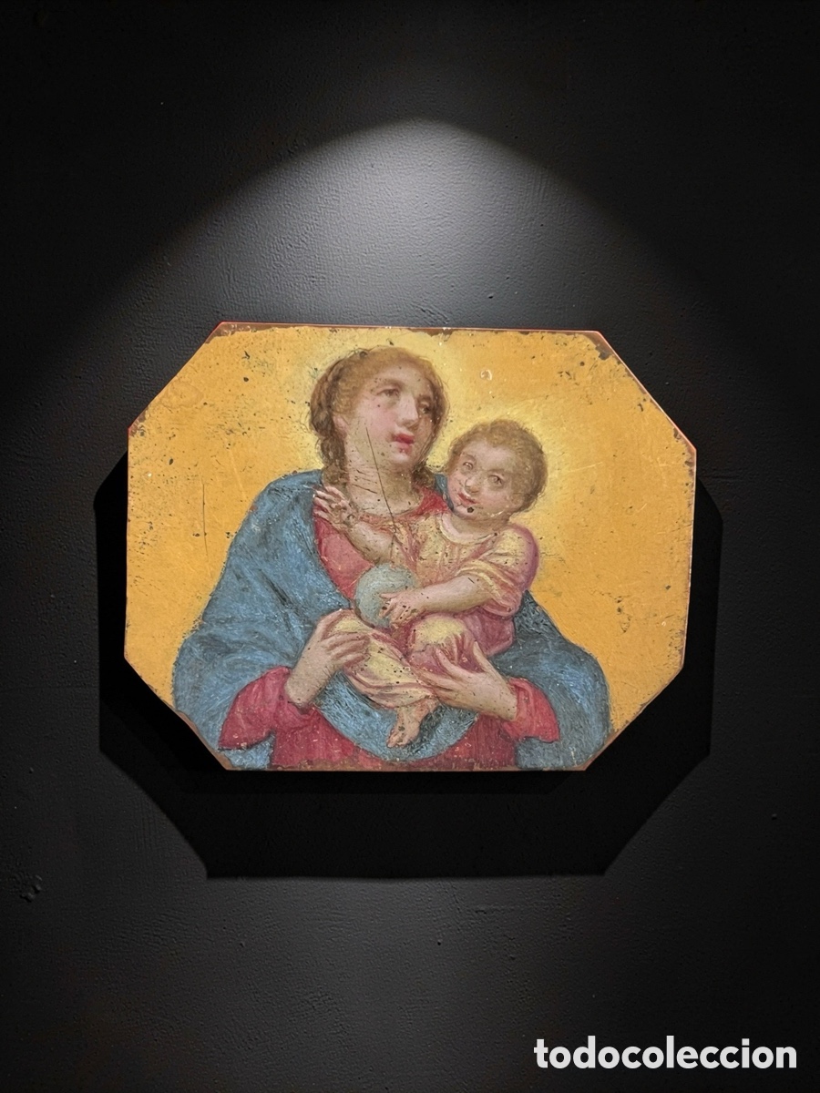 Arte: VIRGEN CON NI&Ntilde;O (SIGLO XVIII)