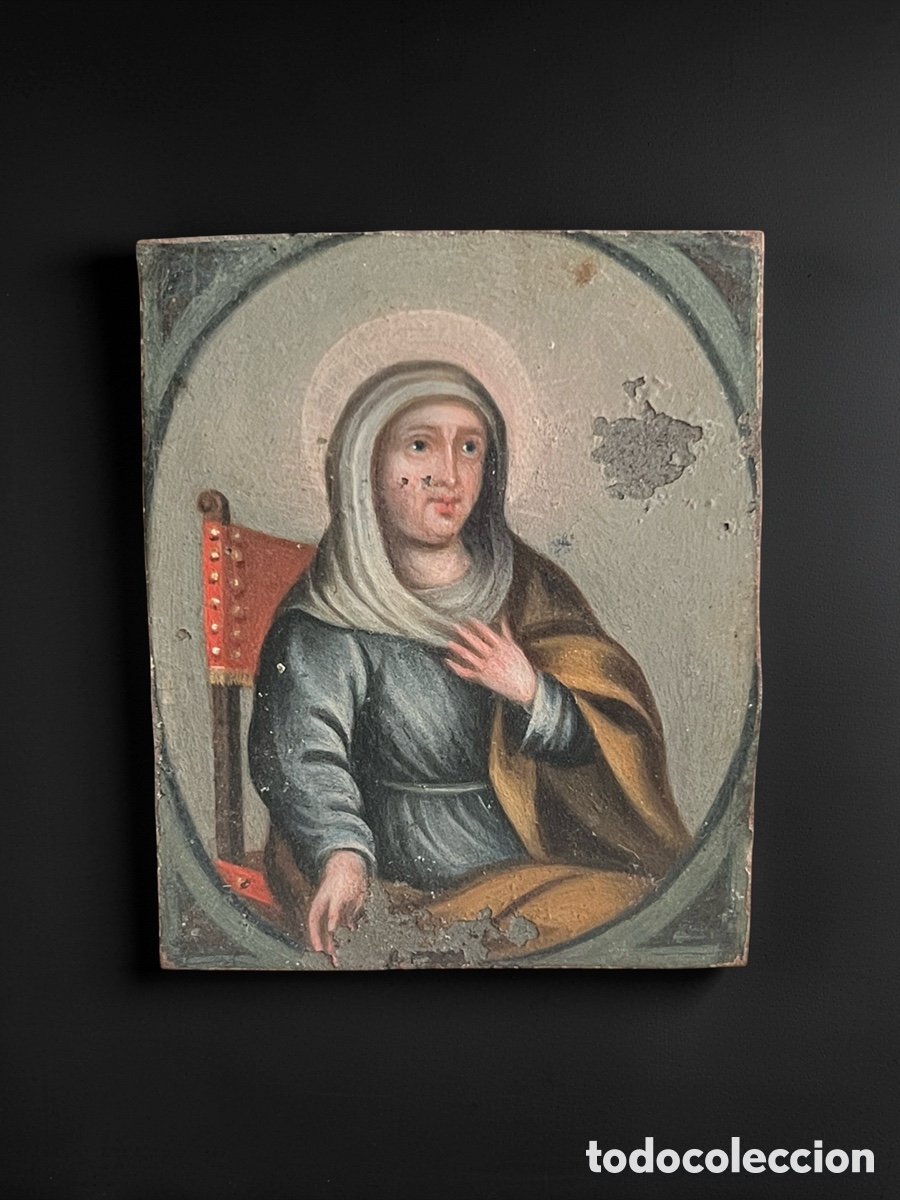 Arte: SANTA ANA Y SAN JOAQUIN CON EL NI&Ntilde;O (SIGLO XVIII)