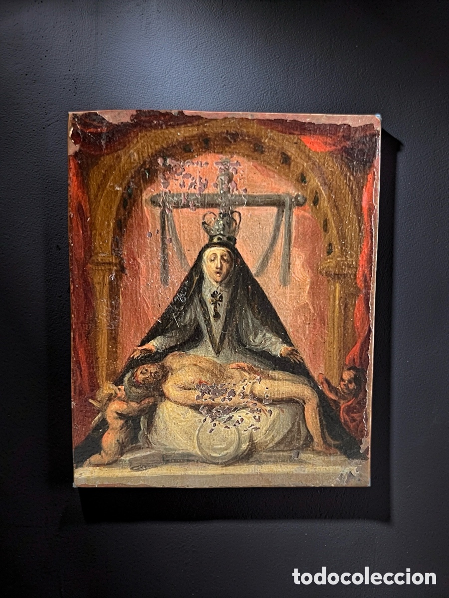 Arte: VIRGEN DE LAS ANGUSTIAS DE GRANADA Y CRISTO CARGANDO DE LA CRUZ (SIGLO XVIII)