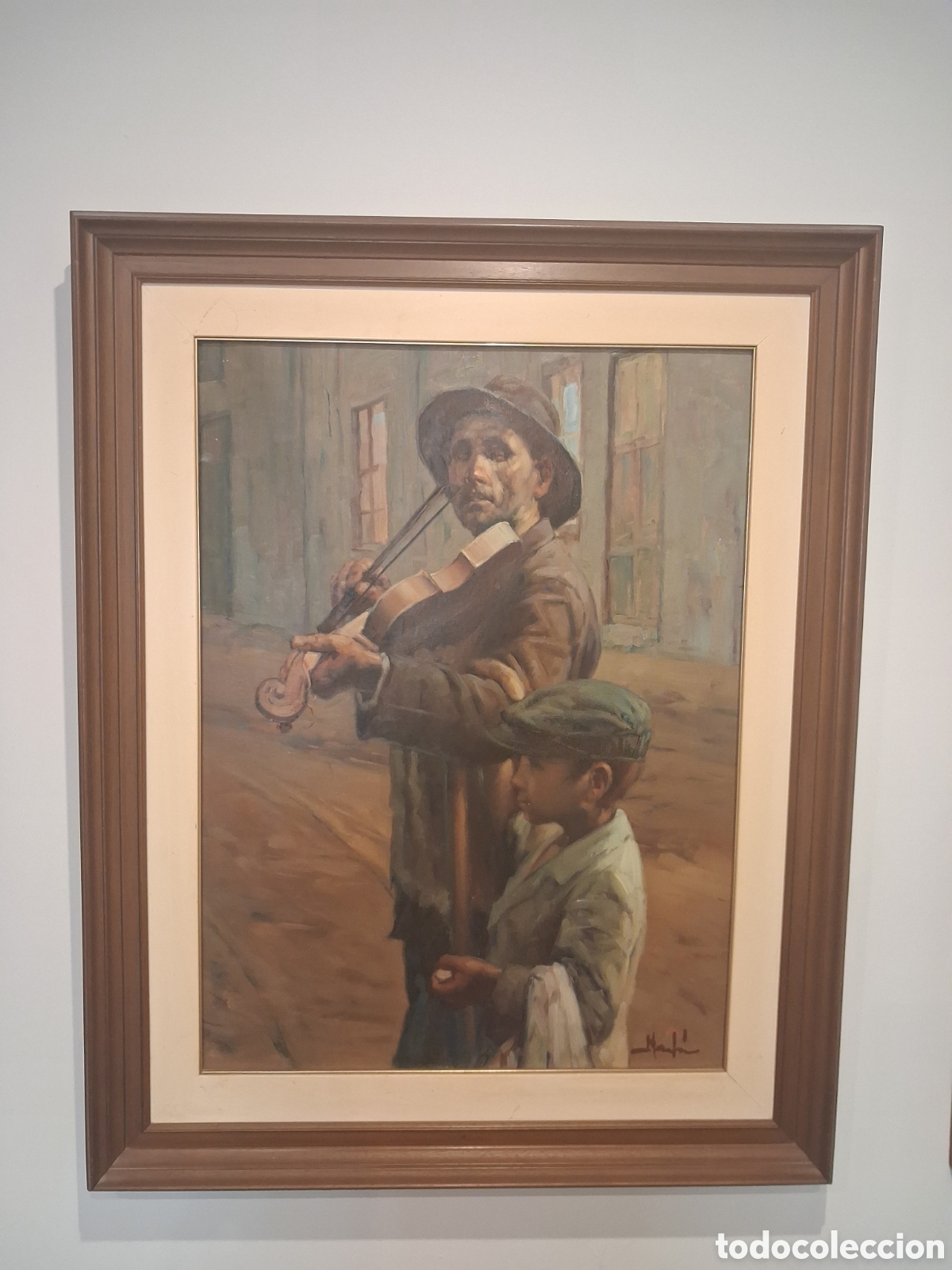Arte: Oleo de M&uacute;sico y Lazarillo - Foto 2