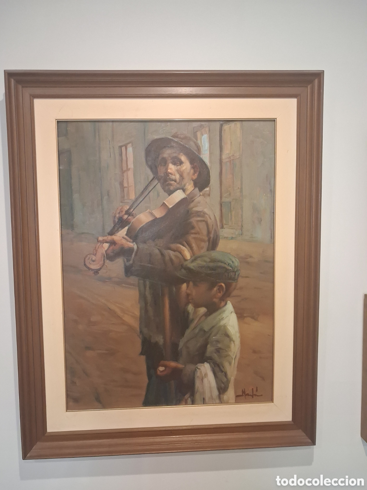 Arte: Oleo de M&uacute;sico y Lazarillo - Foto 3