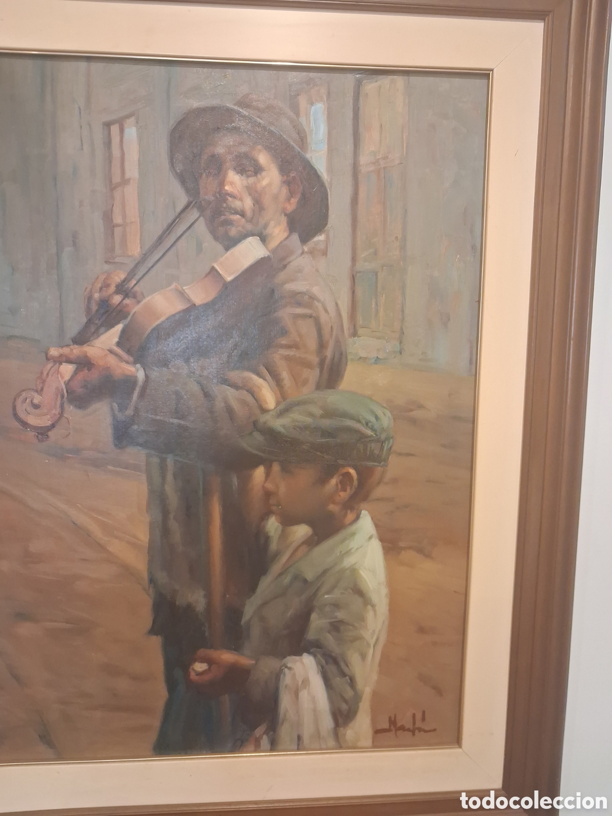 Arte: Oleo de M&uacute;sico y Lazarillo - Foto 5