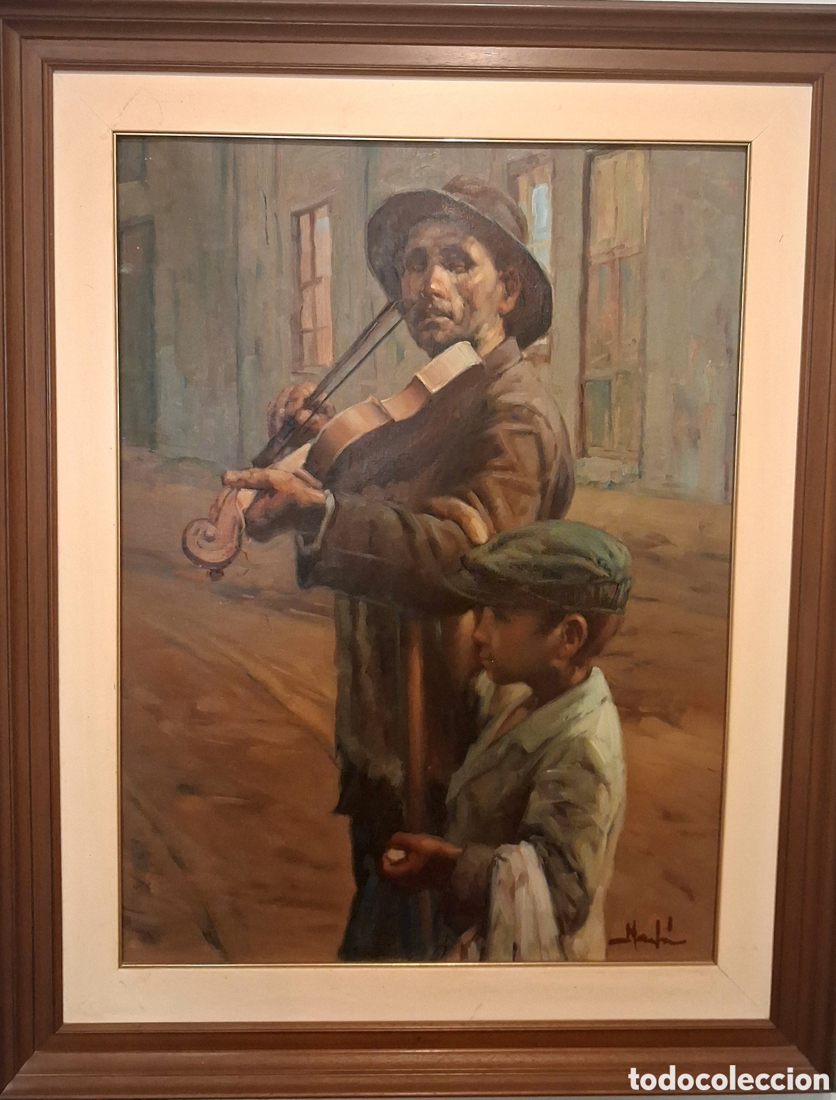 Art: Oleo de M&uacute;sico y Lazarillo