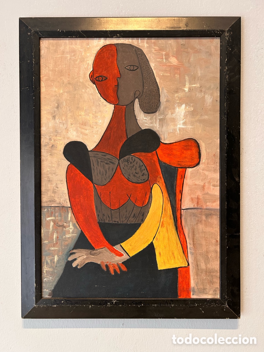 Arte: Figura femenina de inspiraci&oacute;n cubista &ndash; Segunda mitad del siglo XX