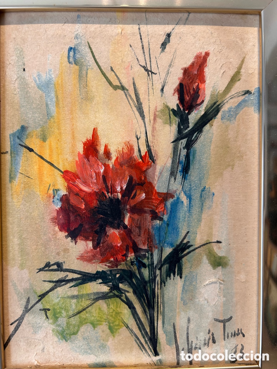 Arte: Jos&eacute; Garc&iacute;a Torres &ndash; Composici&oacute;n floral &ndash; 1983