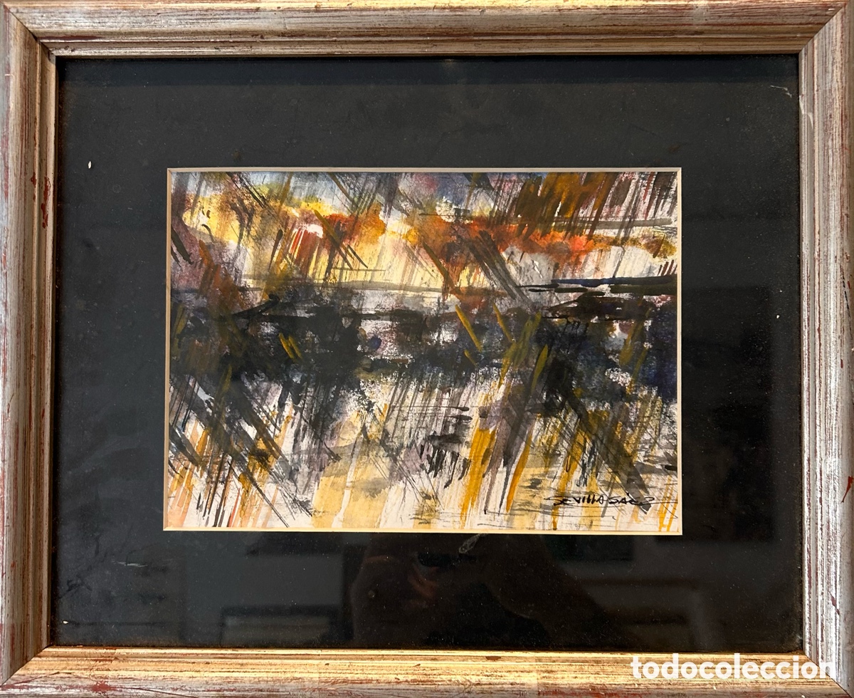 Arte: Sevilla S&aacute;ez &ndash; Composici&oacute;n abstracta &ndash; Segunda mitad del siglo XX