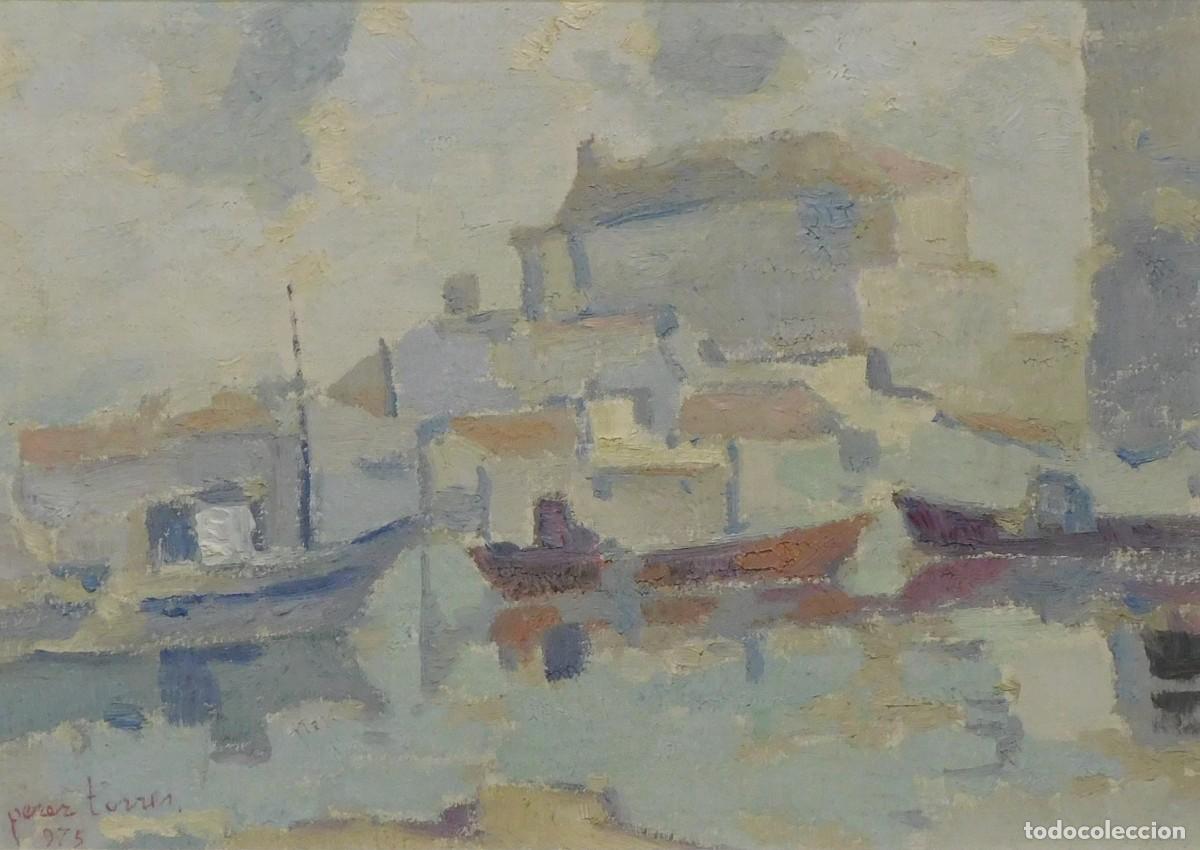 Arte: JULIO PEREZ TORRES. Castro Urdiales. &Oacute;leo sobre tablex