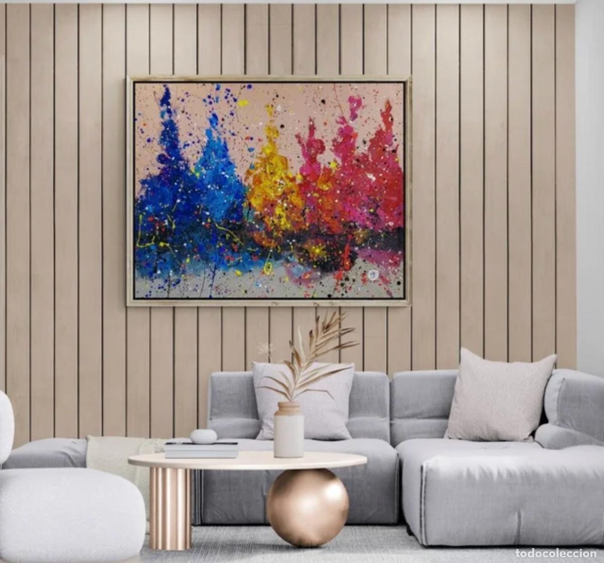 Arte: Cuadro Expressionist Explosion of Colors - Foto 1