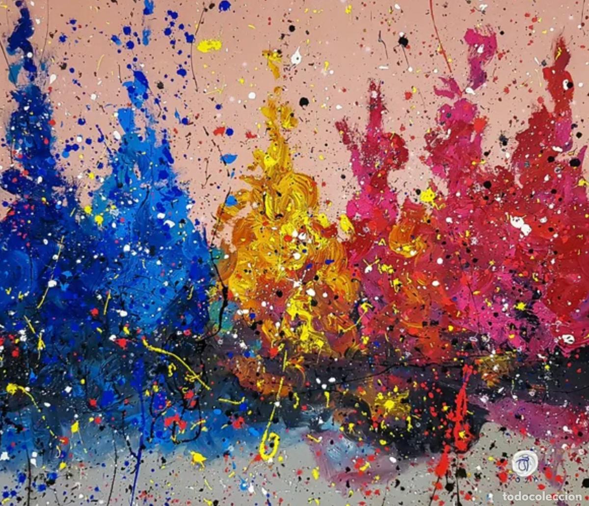 Arte: Cuadro Expressionist Explosion of Colors - Foto 2