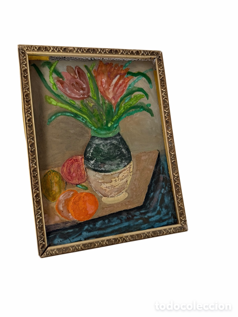 Art: Pintura al &Oacute;leo Bodeg&oacute;n Enmarcado