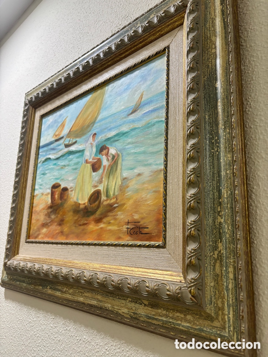Arte: F.Costa Mujeres en la Playa - Foto 4