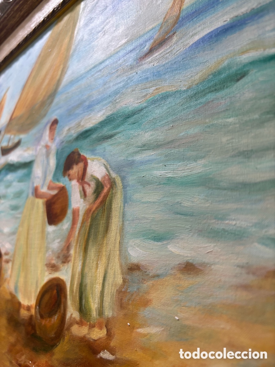 Arte: F.Costa Mujeres en la Playa - Foto 5