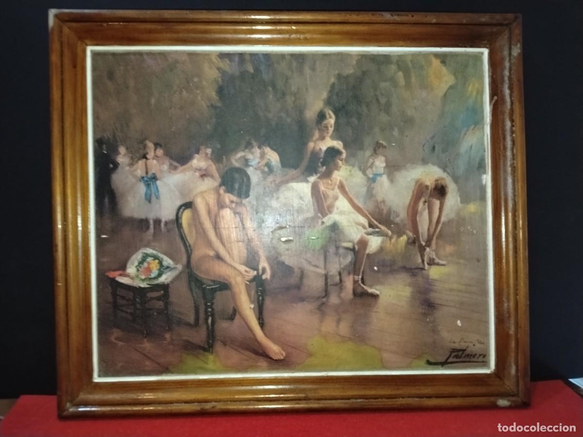 Kunst: OBRA DE ARTE DEL MAESTRO PALMERO (TEM&Aacute;TICA DE LA DANZA Y LAS BAILARINAS DE BALLET)1950 Y 1970