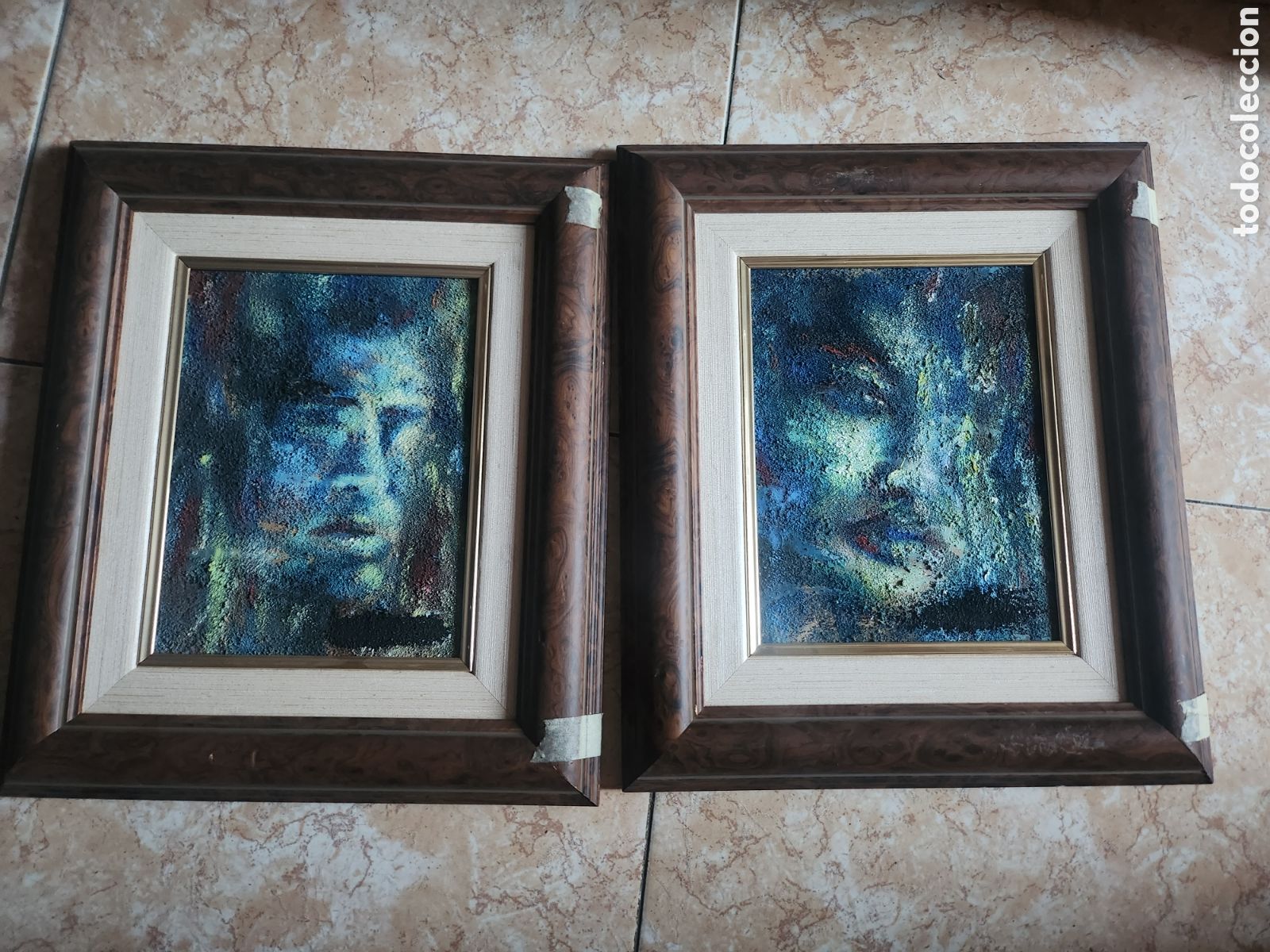 Arte: Lote 2 cuadros sin fecha - Foto 1
