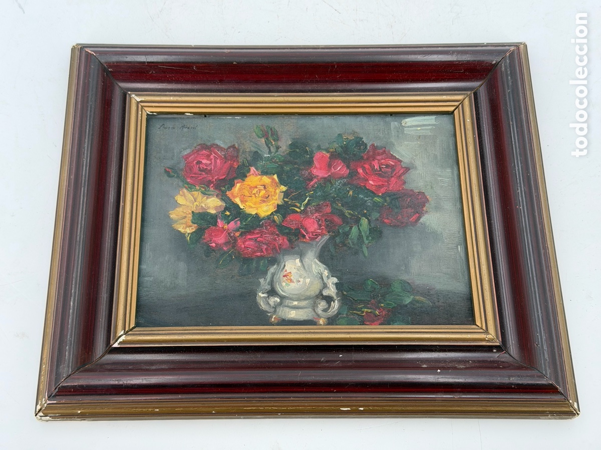Arte: Pintura Bodeg&oacute;n de Flores al &Oacute;leo - Foto 2