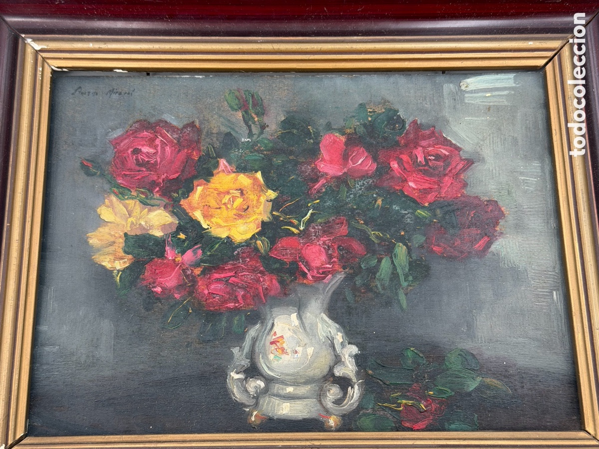 Arte: Pintura Bodeg&oacute;n de Flores al &Oacute;leo - Foto 4