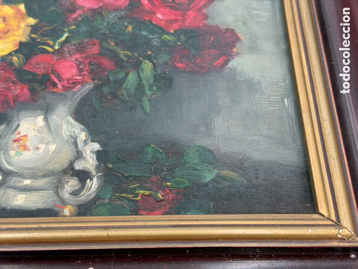 Arte: Pintura Bodeg&oacute;n de Flores al &Oacute;leo - Foto 6