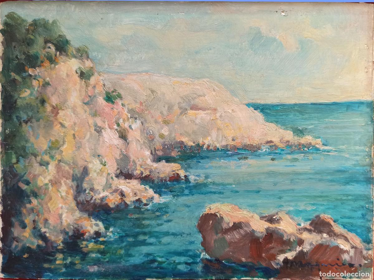 Arte: MANUEL SAGNIER VIDAL - TEMA DE LA COSTA- - Foto 1