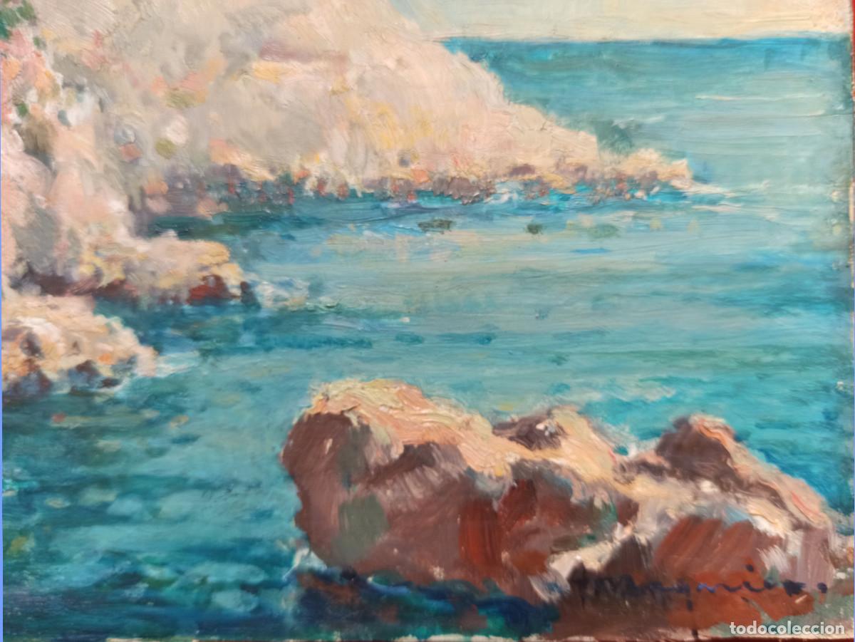 Arte: MANUEL SAGNIER VIDAL - TEMA DE LA COSTA- - Foto 3