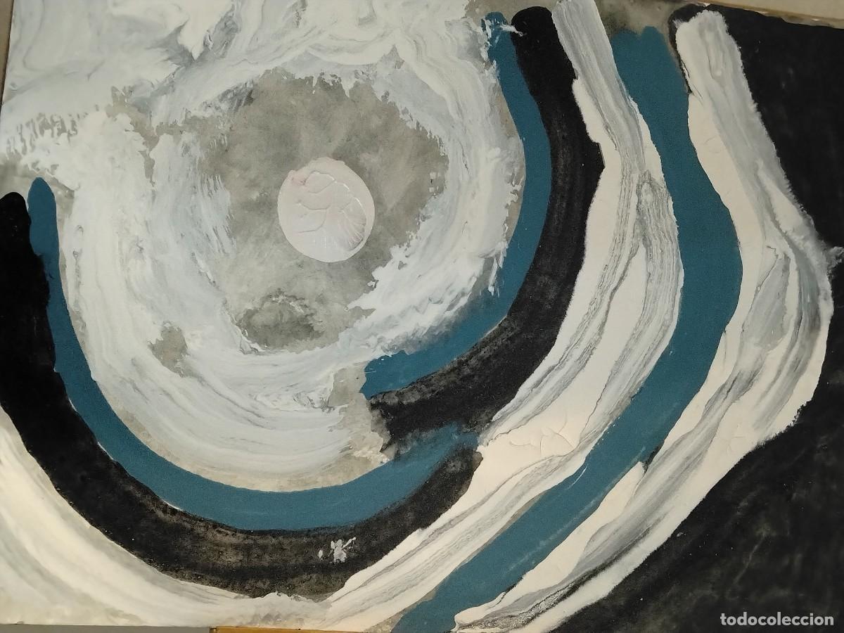 Arte: Obra estilo abstracto (ESPIRITUAL ) MAU (Manuel Planells Mart&iacute;)42 cm x 30cm