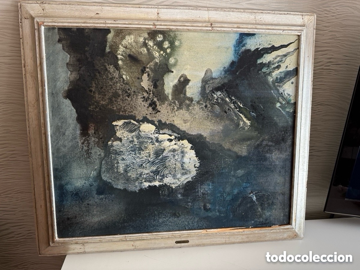 Arte: &Oacute;leo sobre lienzo. ABSTRACTO. DIDIER POUECH - Foto 1