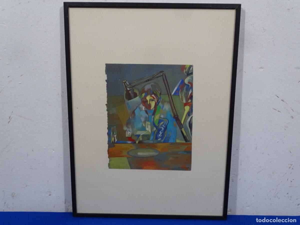 Art: T&Eacute;CNICA MIXTA SOBRE CARTULINA DE FIRMA ILEGIBLE. ESCUELA GALLEGA ?