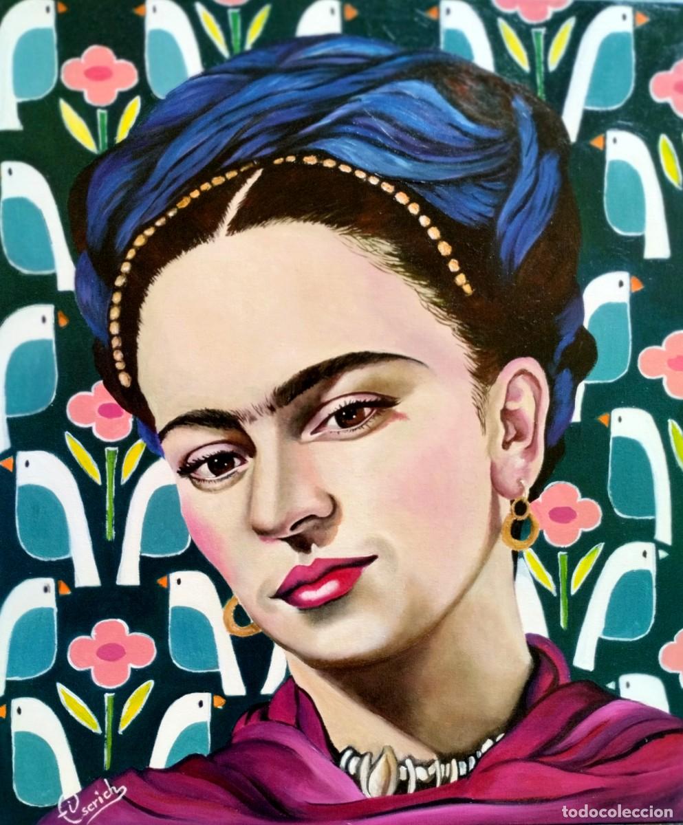 Arte: Frida-&Oacute;leo sobre lienzo pintado por Inma Escrich