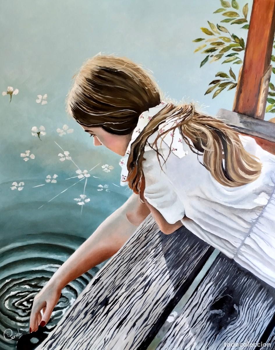 Arte: Reflejo-&Oacute;leo sobre lienzo pintado por Inma Escrich