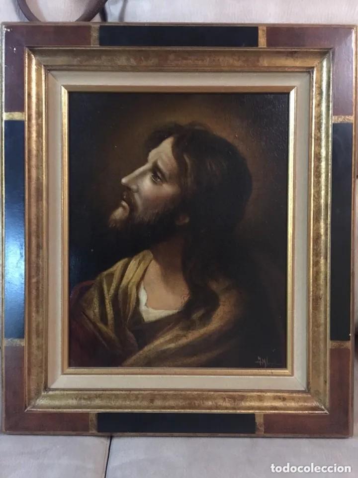 Arte: Oleo y marco firma autor 58 cm X 50 cm