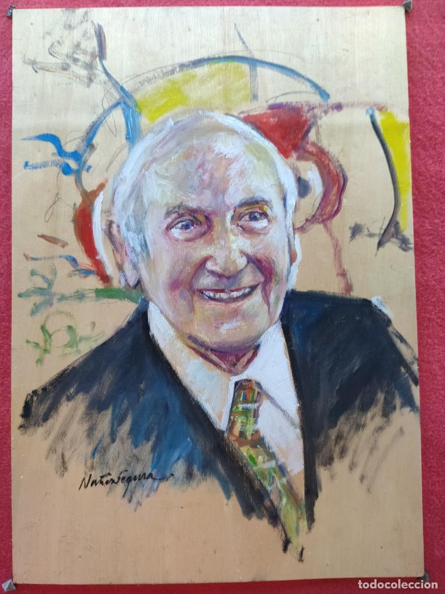 Arte: Jordi N&uacute;&ntilde;ez Segura &oacute;leo original homenaje a Joan Mir&oacute;