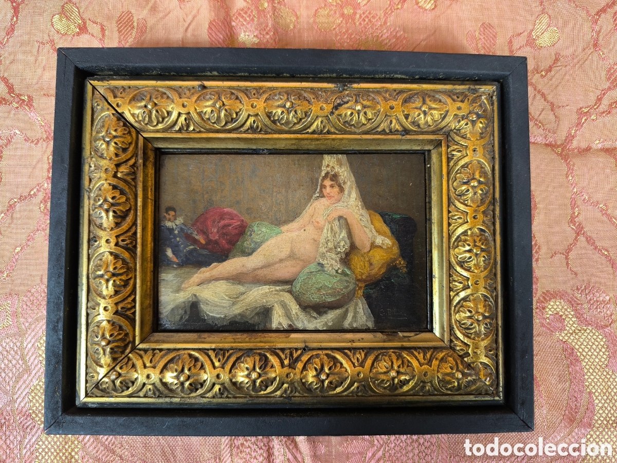 Arte: Cuadro Maja Desnuda, Gonzalo Bilbao. S.XX Sevilla