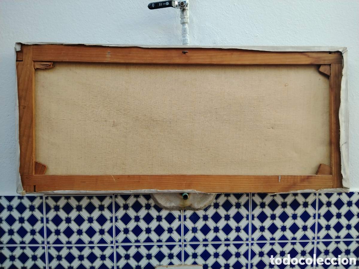 Arte: Bodeg&oacute;n de estilo cubista sin firma. - Foto 9