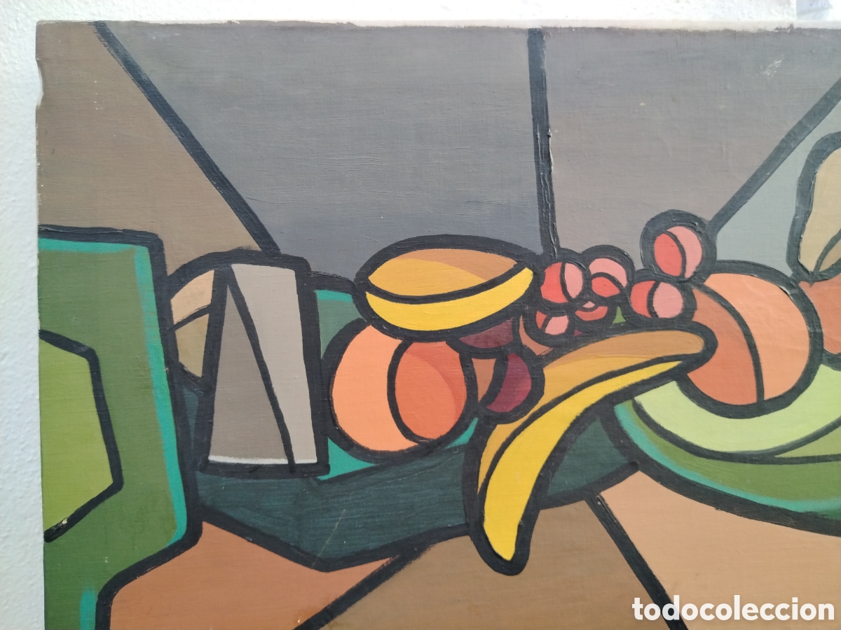 Art: Bodeg&oacute;n de estilo cubista sin firma.