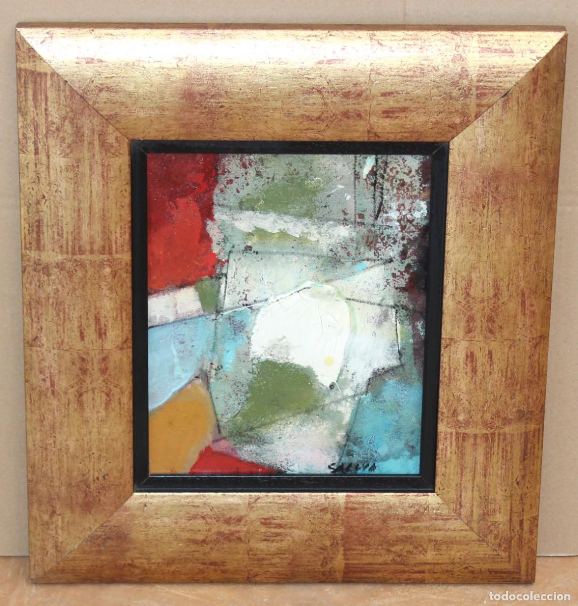 Arte: AUTORIA DESCONOCIDA (SIGLO XX) ACRILICO SOBRE TELA DE TEMA ABSTRACTO