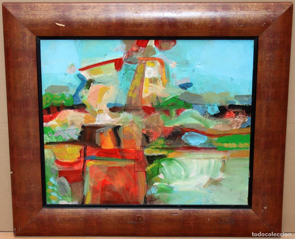 Arte: AUTORIA DESCONOCIDA (SIGLO XX) ACRILICO SOBRE TELA DE TEMA ABSTRACTO