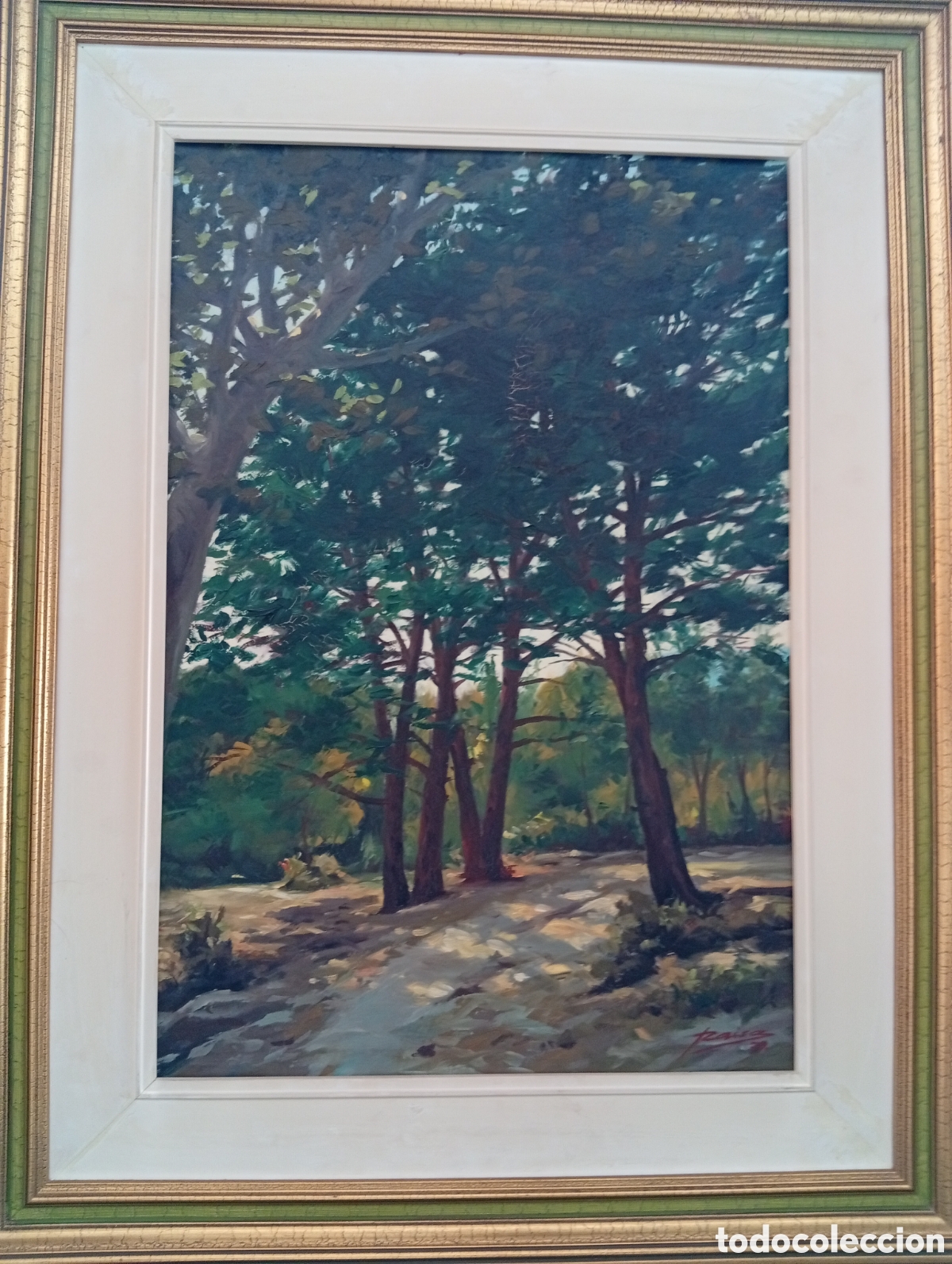 Arte: Pintura gallega preciosa obra oleo tabla del gran pintor Alejandro Paisa ( 1920-2019 Pontevedra)
