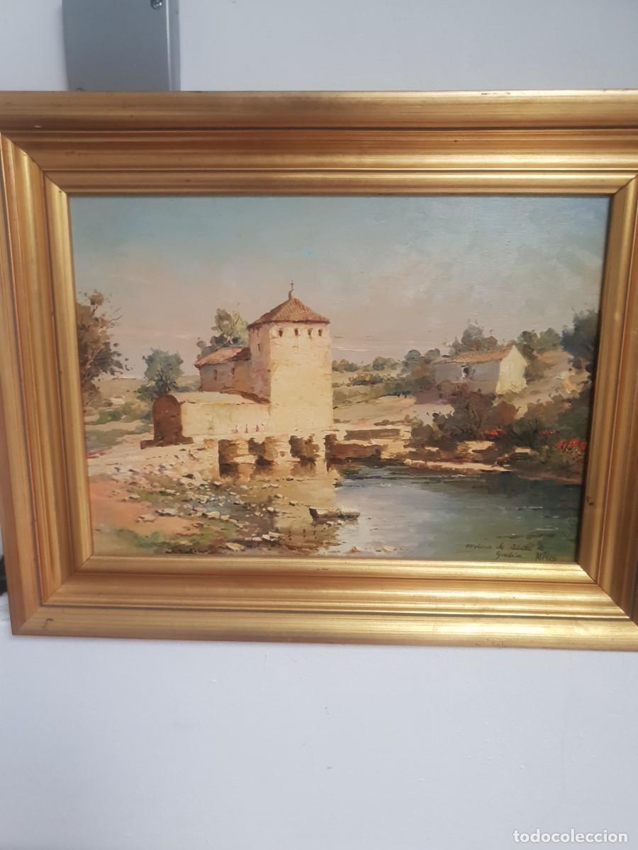Arte: Manuel Fern&aacute;ndez oleo sobre tabla pintor de carmona alcala guadaira molino