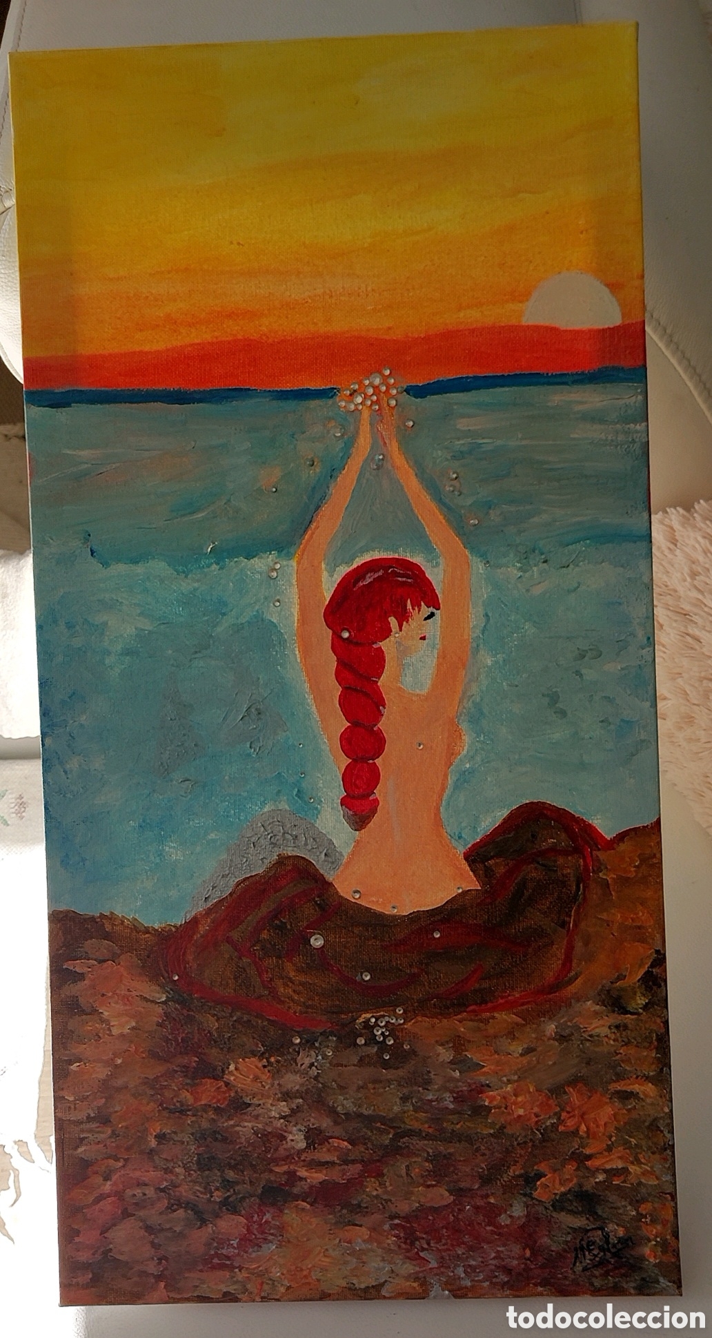 Arte: Cuadro &oacute;leo &rdquo;CONJURO&rdquo; 30 x 60 - Foto 4
