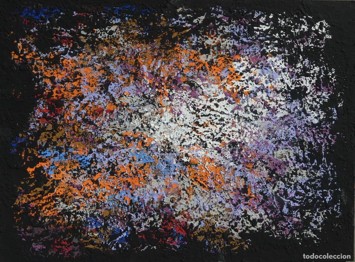 Arte: PINTURA DE JOSE SANZ SALA REALIZADA SOBRE TABLERO CON MUY GRUESAS TEXTURAS( SOLO RECOGIDA )
