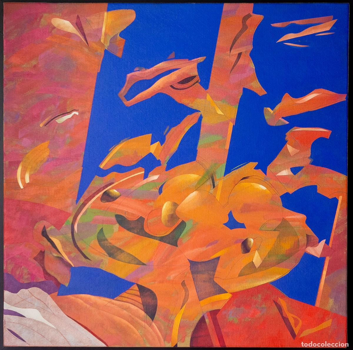 Arte: GUSTAVO CARB&Oacute; BERTHOLD (1941). &rdquo;COMPOSICI&Oacute;N&rdquo; . &Oacute;leo s/ tela. Firmado. Cadaqu&eacute;s 1982-83