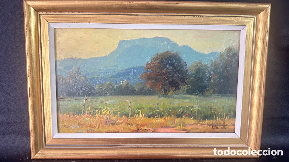 Arte: Oleo sobre tabla. Juli Batall&eacute; i Murla (Sant Esteve d'en Bas 1926-2010)