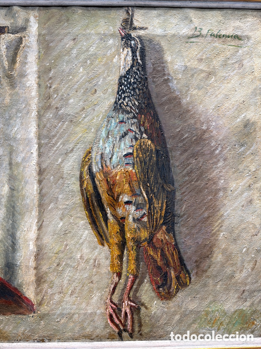 Arte: B. PALENCIA &ldquo;Bodeg&oacute;n con perdiz&rdquo; - Foto 4