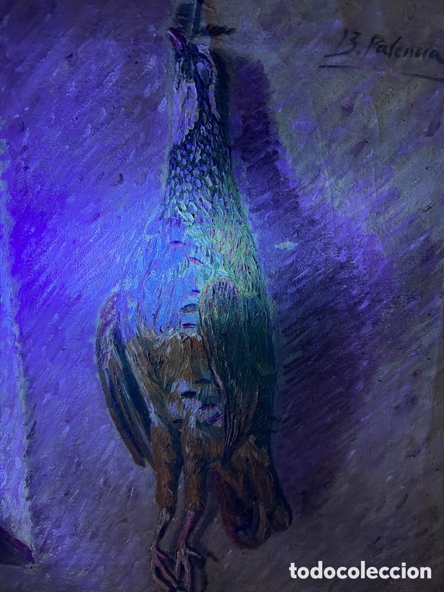 Arte: B. PALENCIA &ldquo;Bodeg&oacute;n con perdiz&rdquo; - Foto 5